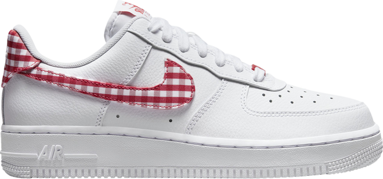 Air Force 1 '07 Essential 'Mystic Red Gingham – Unfinished-Buy