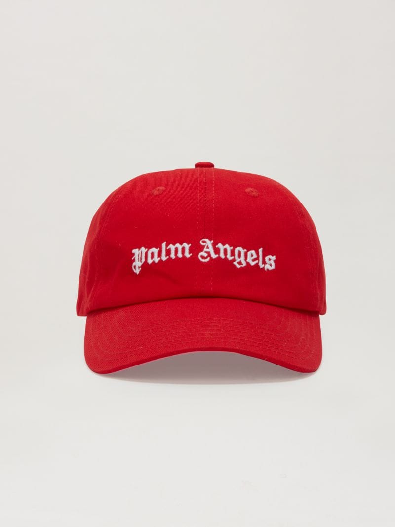 Classic Logo Cap-Red/White